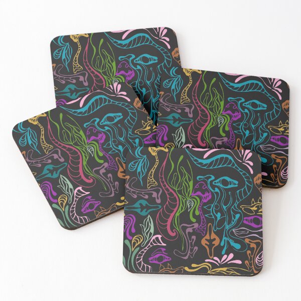 Item preview, pattern with futuristic shapes designed and sold by Alex-Saltykova.