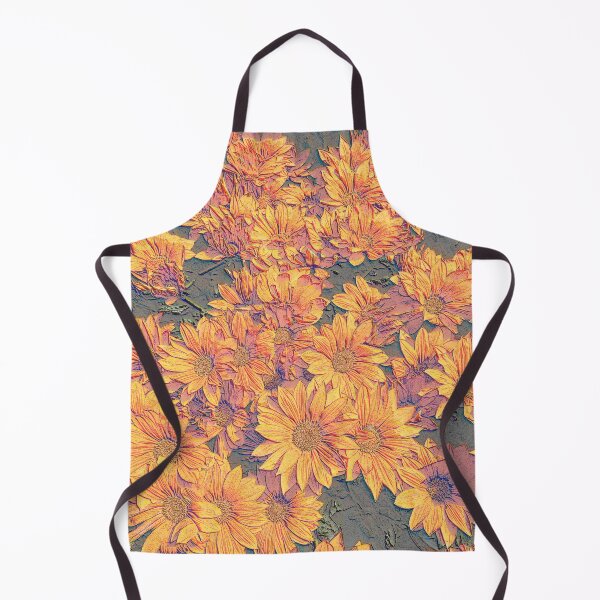 Item preview, Vibrant orange daisies designed and sold by ThePoodleandCo.