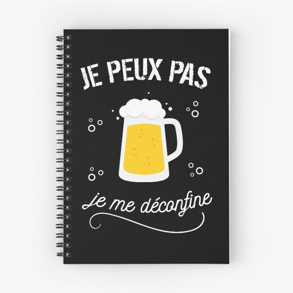 Item preview, deconfinement humor beer designed and sold by Catcrea.