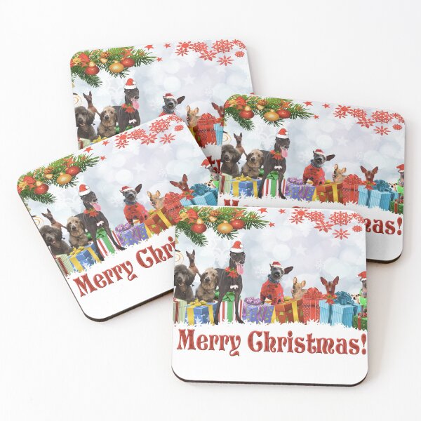 Item preview, happy doggy christmas designed and sold by Xolo-Rescue.