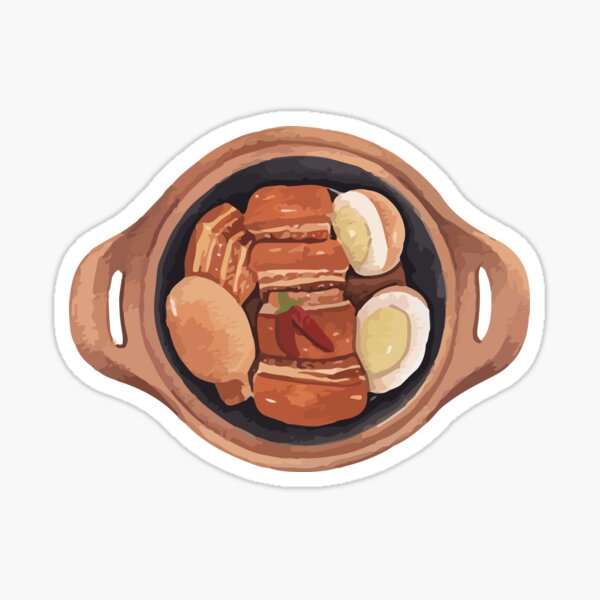Item preview, Caramelized Pork And Eggs designed and sold by TeriRobbins.