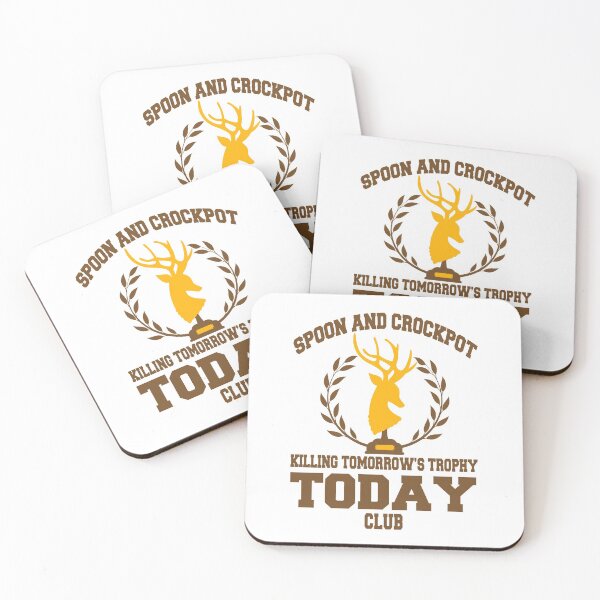 Item preview, KILLING TOMORROW'S TROPHY TODAY CLUB, SPOON AND CROCKPOT, HUNTER GIFT designed and sold by TheFirstOne.