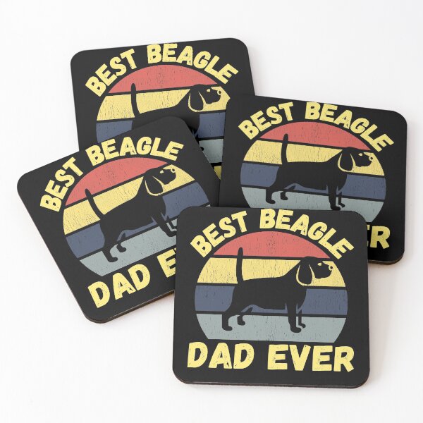 Item preview, best beagle dad saying funny beagle dad ever  designed and sold by OneTimeEngineer.