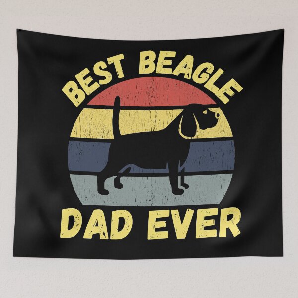 Item preview, best beagle dad saying funny beagle dad ever  designed and sold by OneTimeEngineer.