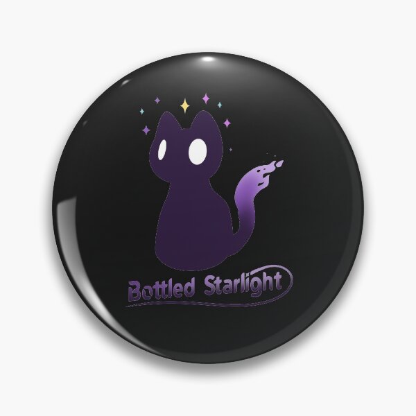 Aperçu de l'œuvre Logo Starlight en bouteille - avec texte créée et vendue par Bottled Starlight.