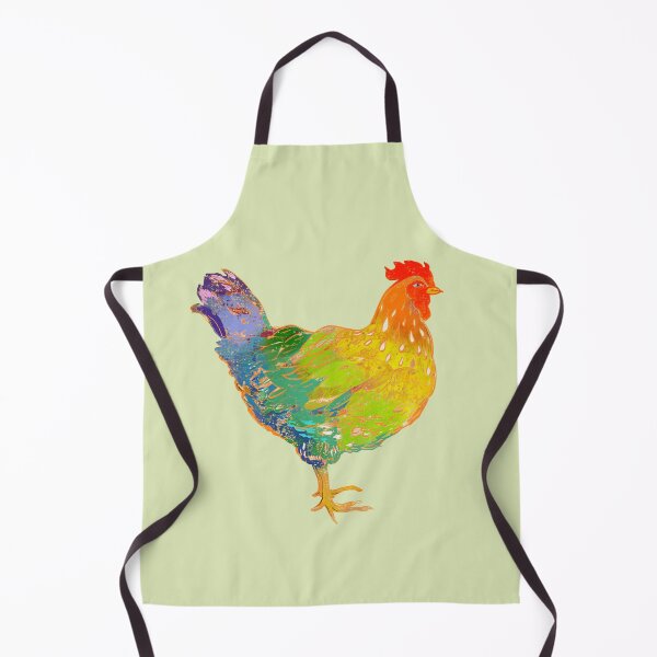 Item preview, Rainbow chicken - psychadelic designed and sold by Louisa Currier.