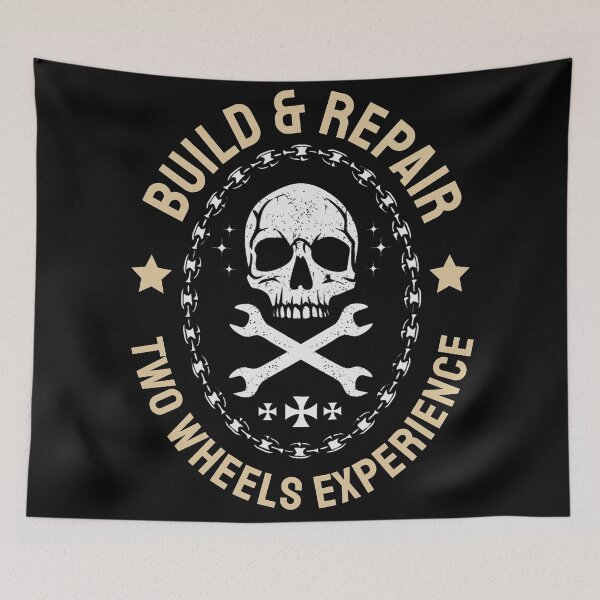 Item preview, Racing Skull Build And Repair Two Wheels Experience Gifts and Presents designed and sold by MiscelChr.