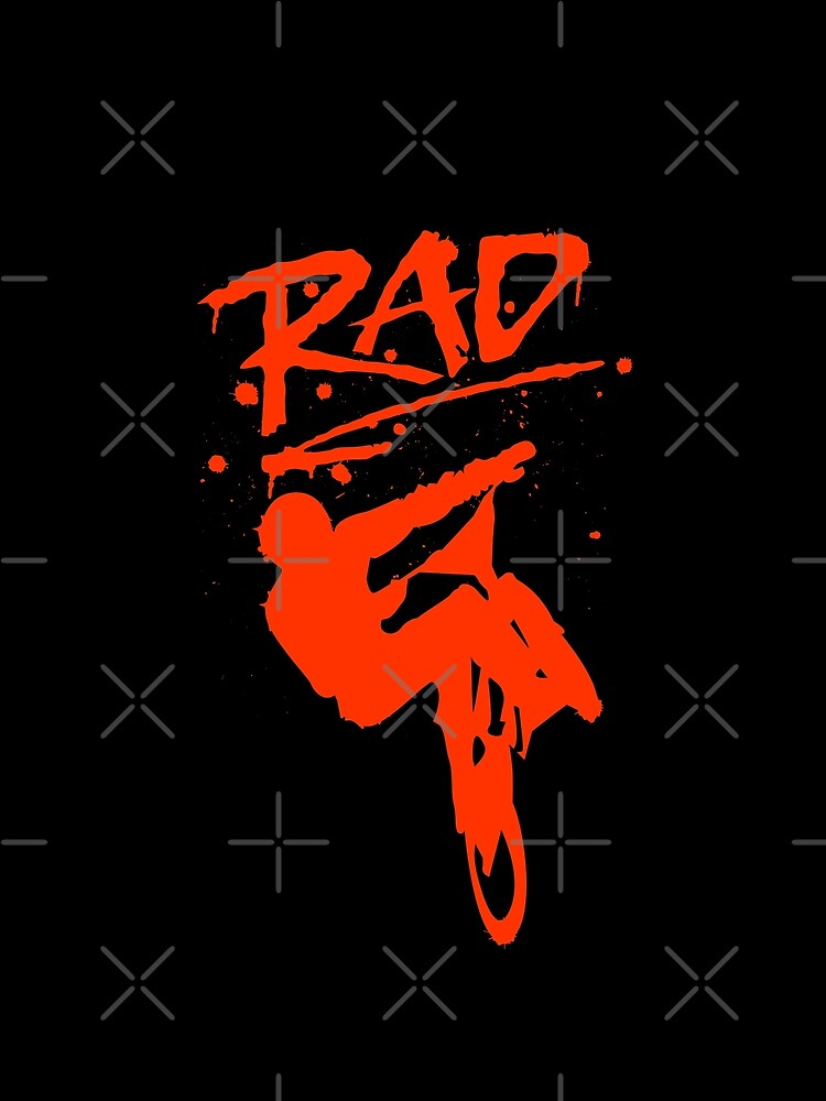 "RAD Red BMX Bike Graffiti - 80s Movie Radical T-shirts T ...