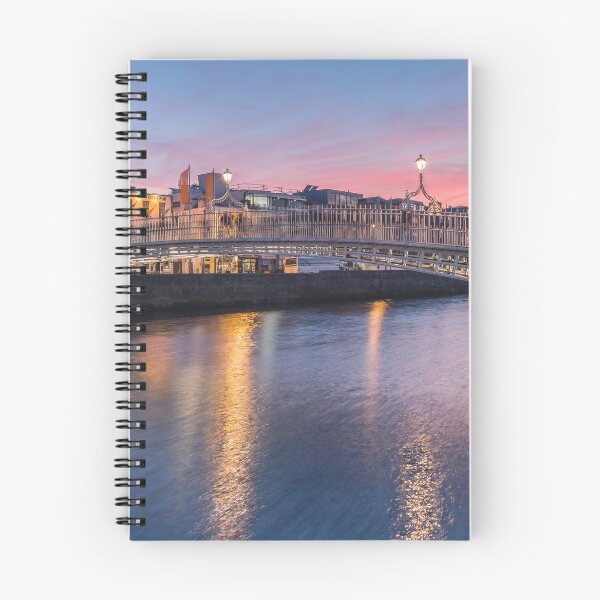 Item preview, Sunset over the Liffey and the Ha'penny Bridge (Dublin) designed and sold by IrishItalianGuy.