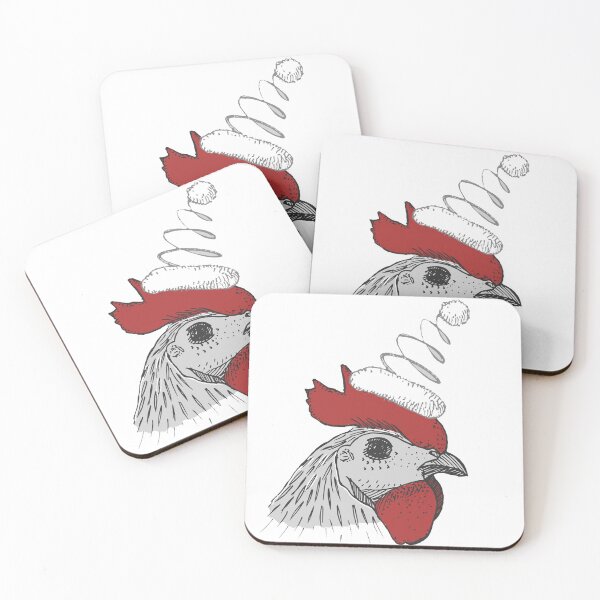 Item preview, rooster christmas designed and sold by zanbo.