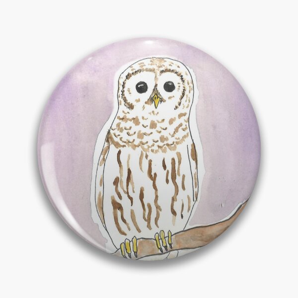 Item preview, Barred owl in winter designed and sold by Maineserena.