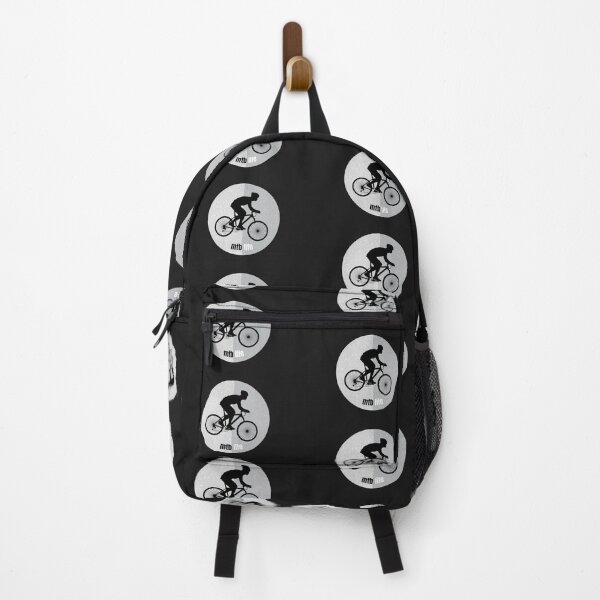 Item preview,  Mountain biking, retro moon designed and sold by NomadMessenger.