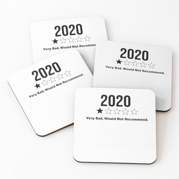 Item preview, Sticker  2020 Bad Year, Very Bad Would Not Recommend sticker  designed and sold by Vibe Art.