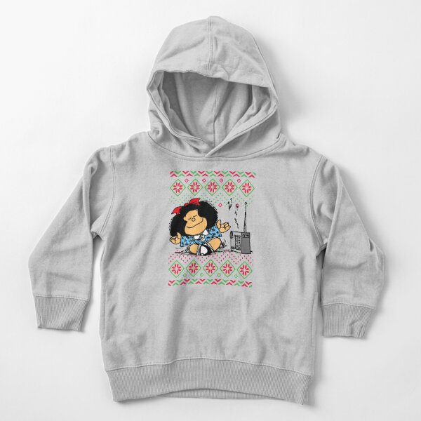 Copy of Copy of Copy of Mafalda and flowers Sudadera con capucha para bebé