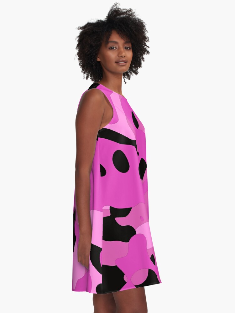 Pink camo shops dress