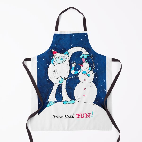 Artikelvorschau, Weihnachten Yeti Schneemann Schnee viel Spaß entworfen und verkauft von ArtByShannon.