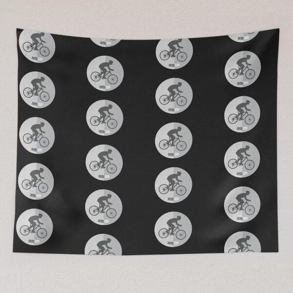Item preview, Mountain biking, retro moon designed and sold by NomadMessenger.