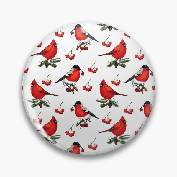 Item preview, cardinal pattern red bird designed and sold by virilamissa.