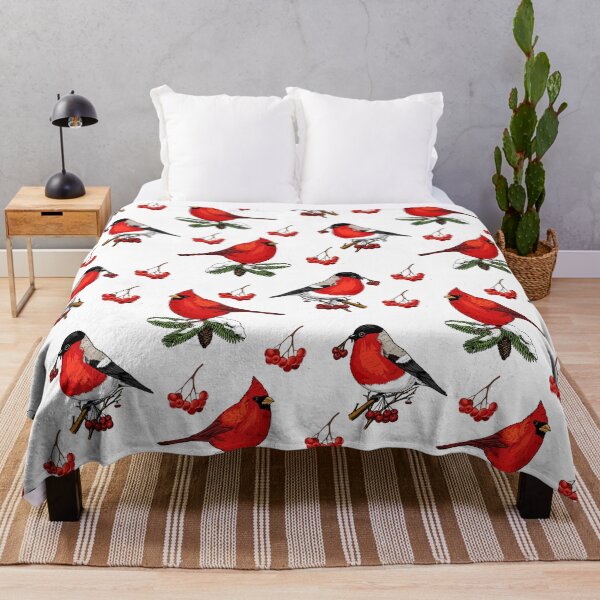 Item preview, cardinal pattern red bird designed and sold by virilamissa.