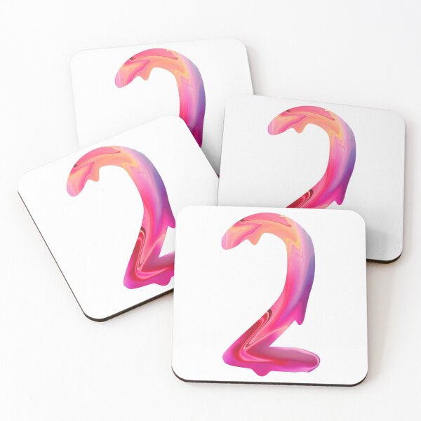 Item preview, Pastel pink letter two designed and sold by Artsy Corner.