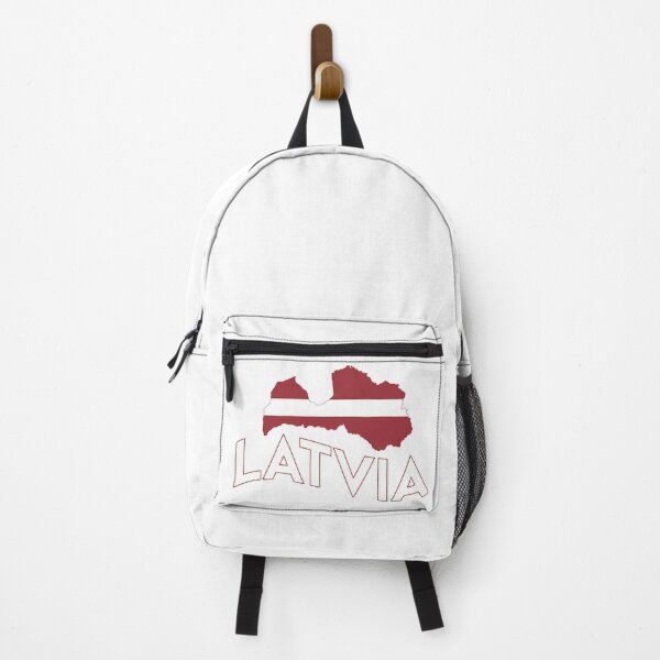 Item preview, Playful Latvian Flag and Map designed and sold by ShineEyePirate.