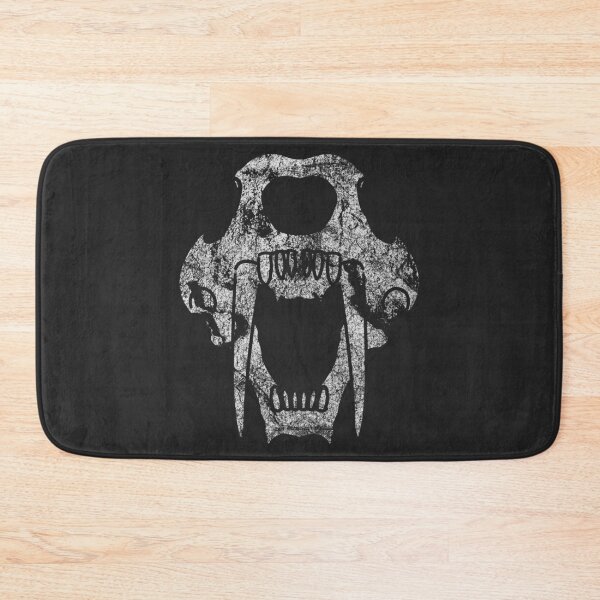 Item preview, Worn Sabre Tooth Skull designed and sold by SpitsPixels.