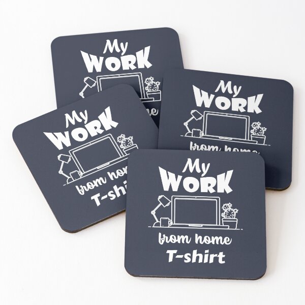 Item preview, My work from home T-shirt designed and sold by notasimp.
