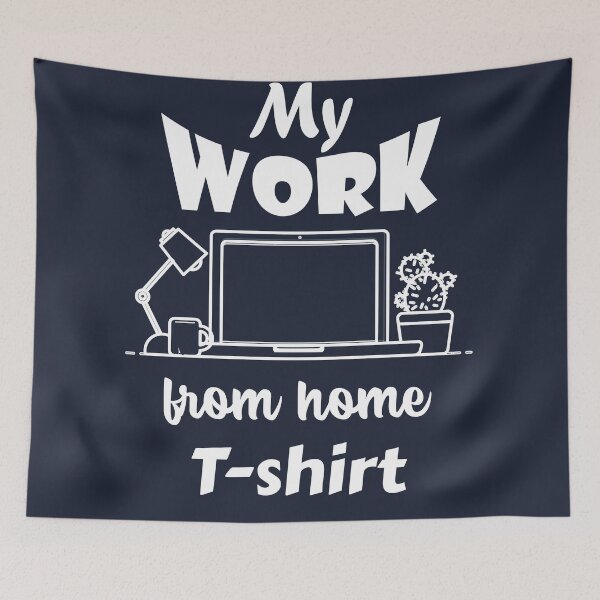 Item preview, My work from home T-shirt designed and sold by notasimp.