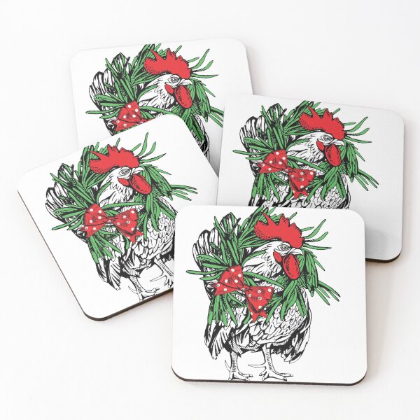 Item preview, rooster christmas designed and sold by zanbo.
