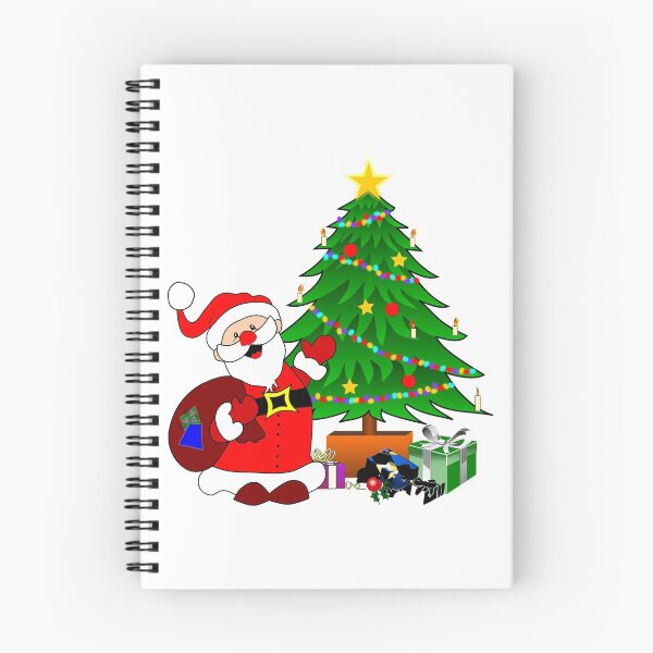 Item preview, Merry Christmas Santa with Gifts for all designed and sold by TigsArts.
