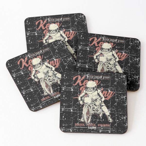 Item preview, Racing Skull Grunge Style Vintage Motorcycle Keep Racing Gifts and Presents designed and sold by MiscelChr.