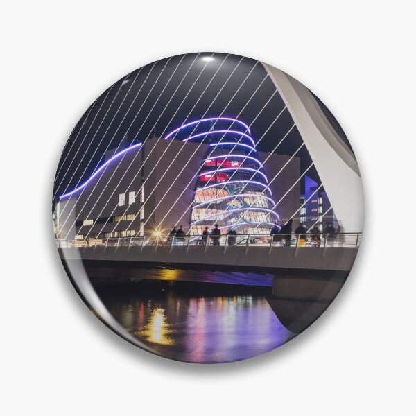 Item preview, Dublin by night - Samuel Beckett Bridge  designed and sold by IrishItalianGuy.