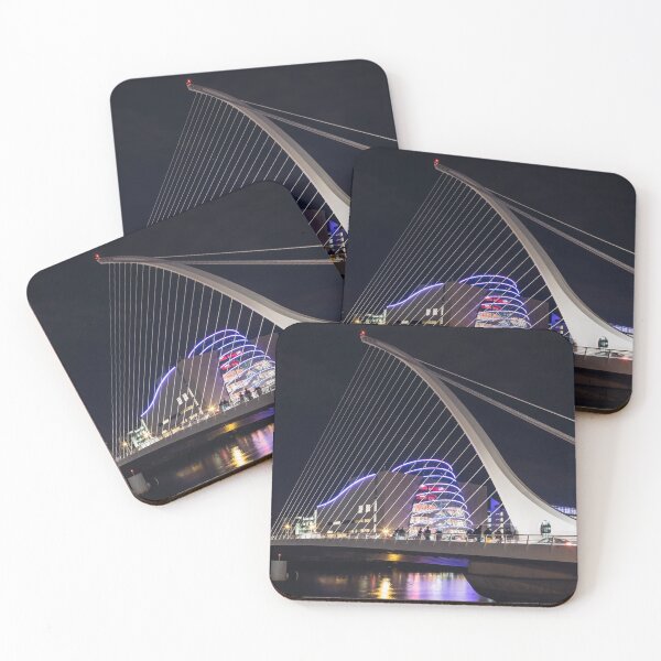 Item preview, Dublin by night - Samuel Beckett Bridge designed and sold by IrishItalianGuy.