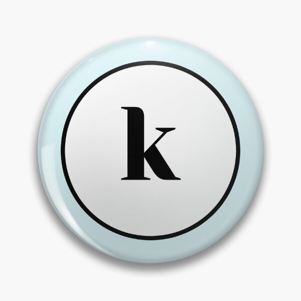 Item preview, K initial circle designed and sold by artbykaylaa.
