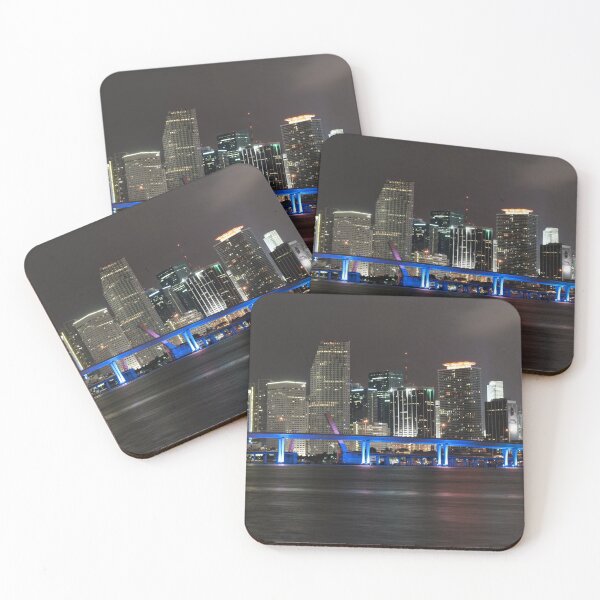 Item preview, Florida, Miami skyline designed and sold by beachfanatic.