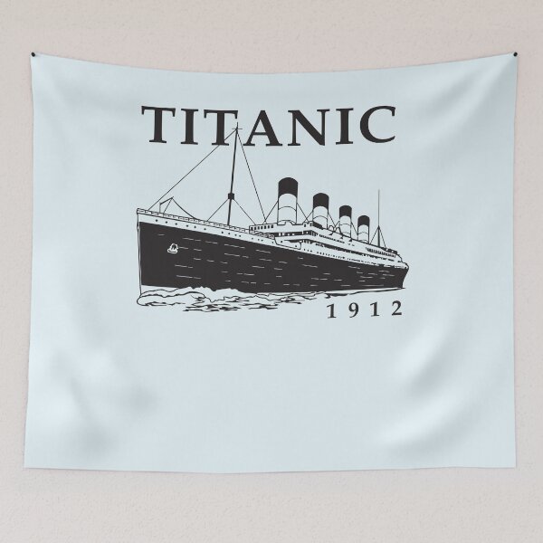 Item preview,  Titanic Queen of the Ocean Vintage Cruise Sinking Ship Atlantic Voyage  designed and sold by TopTeeShop.