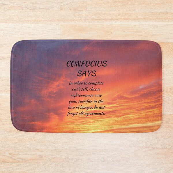 Item preview, Confucius Says Complete one's self designed and sold by starshiporion.