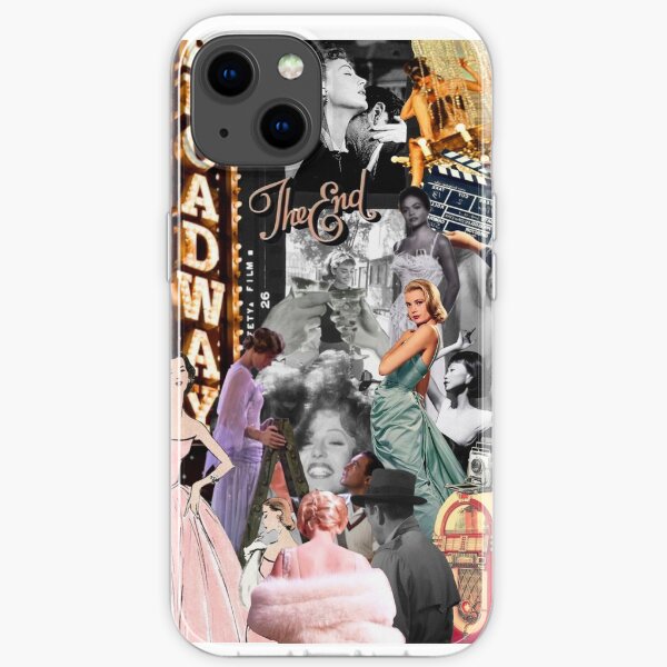 Old Hollywood | The Golden Age of Hollywood | Aesthetic | Collage iPhone Soft Case