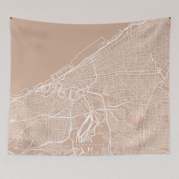 Item preview, Cleveland Map designed and sold by RuumService.