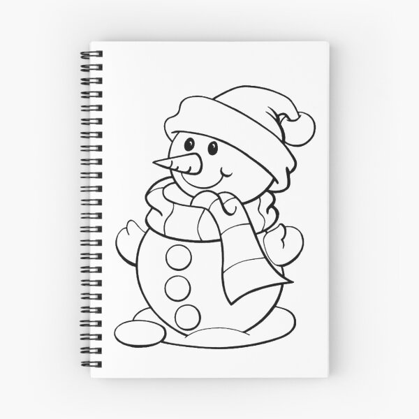 Item preview, Colour-in Snowman  designed and sold by Leon Cook.