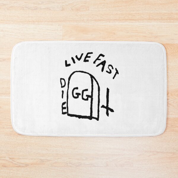 Item preview, GG Allin Live Fast Die Tattoo (big version) designed and sold by GuitarManArts.