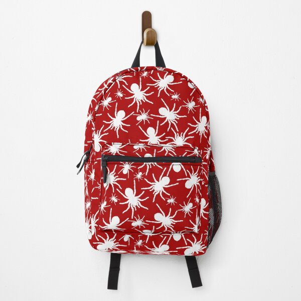 Item preview, Red and White Tarantula Repeating Pattern - Spider designed and sold by TMBTM.
