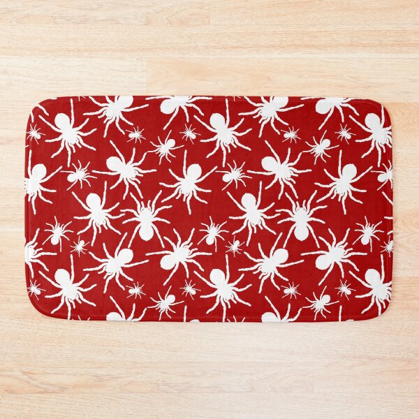 Item preview, Red and White Tarantula Repeating Pattern - Spider designed and sold by TMBTM.