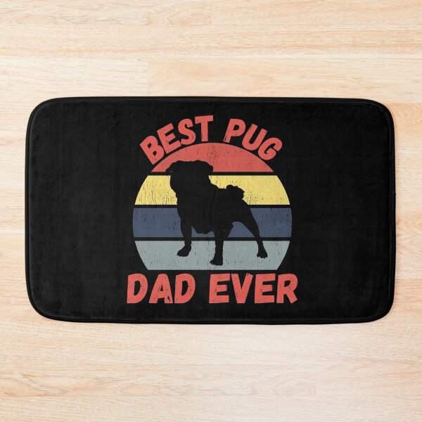 Item preview, Best pug dad ever quote Funny pug dad saying designed and sold by OneTimeEngineer.