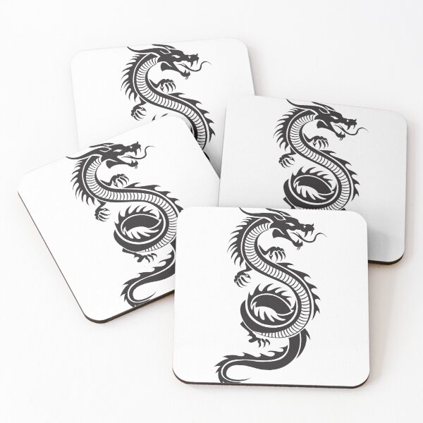 Item preview, Dragon Illustration Tattoo Style designed and sold by stickertopic.
