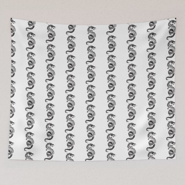 Item preview, Dragon Illustration Tattoo Style designed and sold by stickertopic.