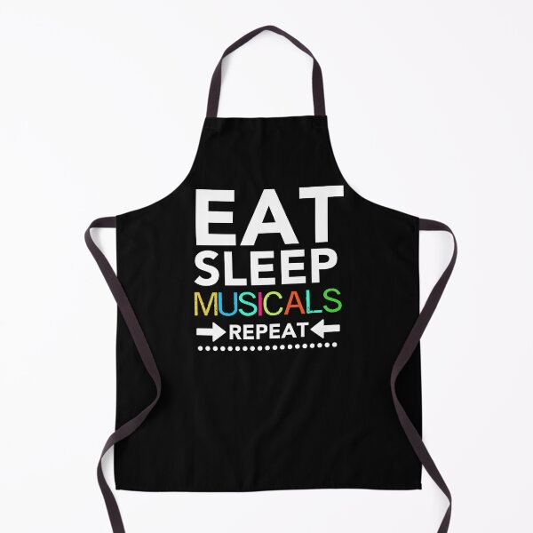 Item preview, Eat Sleep Musicals Repeat TShirt - Broadway Theatre Geek Fan designed and sold by JukeLox.