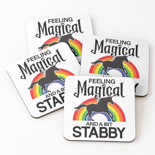 Item preview, Feeling Magical But Also Stabby designed and sold by GravitiTees.