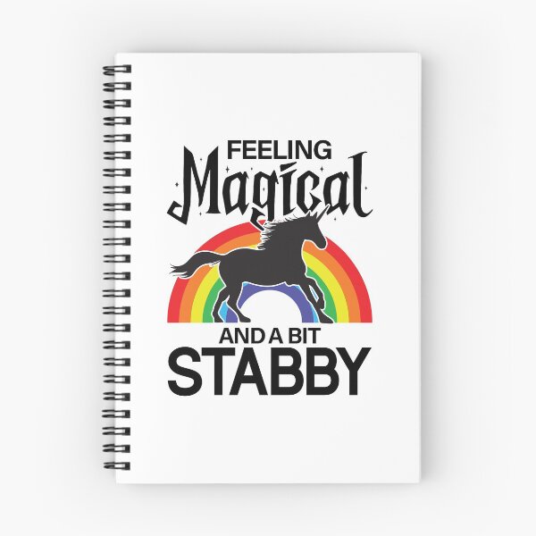 Item preview, Feeling Magical But Also Stabby designed and sold by GravitiTees.