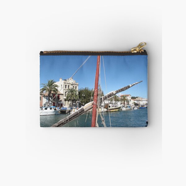 Item preview, Boats moored, La Grau-du-Roi, Camargue, South of France designed and sold by FlowerCloud.
